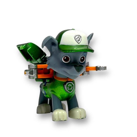 Paw Patrol Limited Edition Rocky Metallic Action Pack Pup