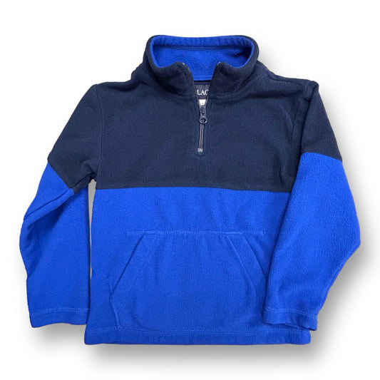 Boys Children's Place Size 4 Blue Two-Tone Fleece Pullover