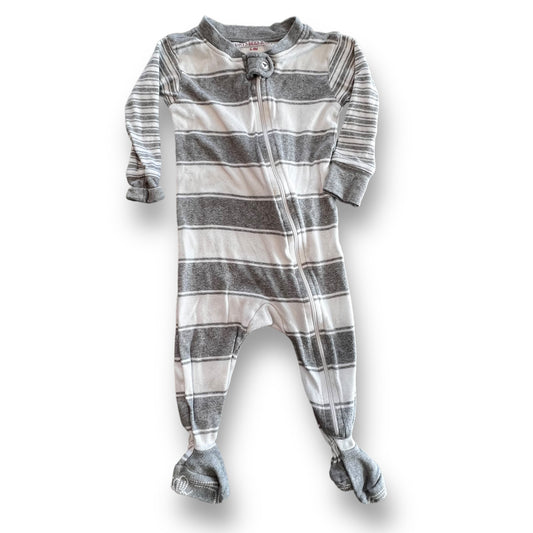 Burt's Bees Baby Boy Size 6-9 Months Organic Cotton Zippered Footie Sleeper