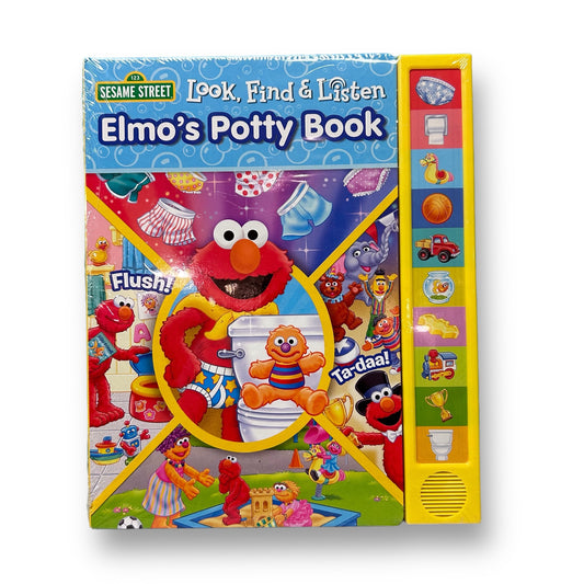 NEW! Look, Find, & Listen Elmo's First Potty Book