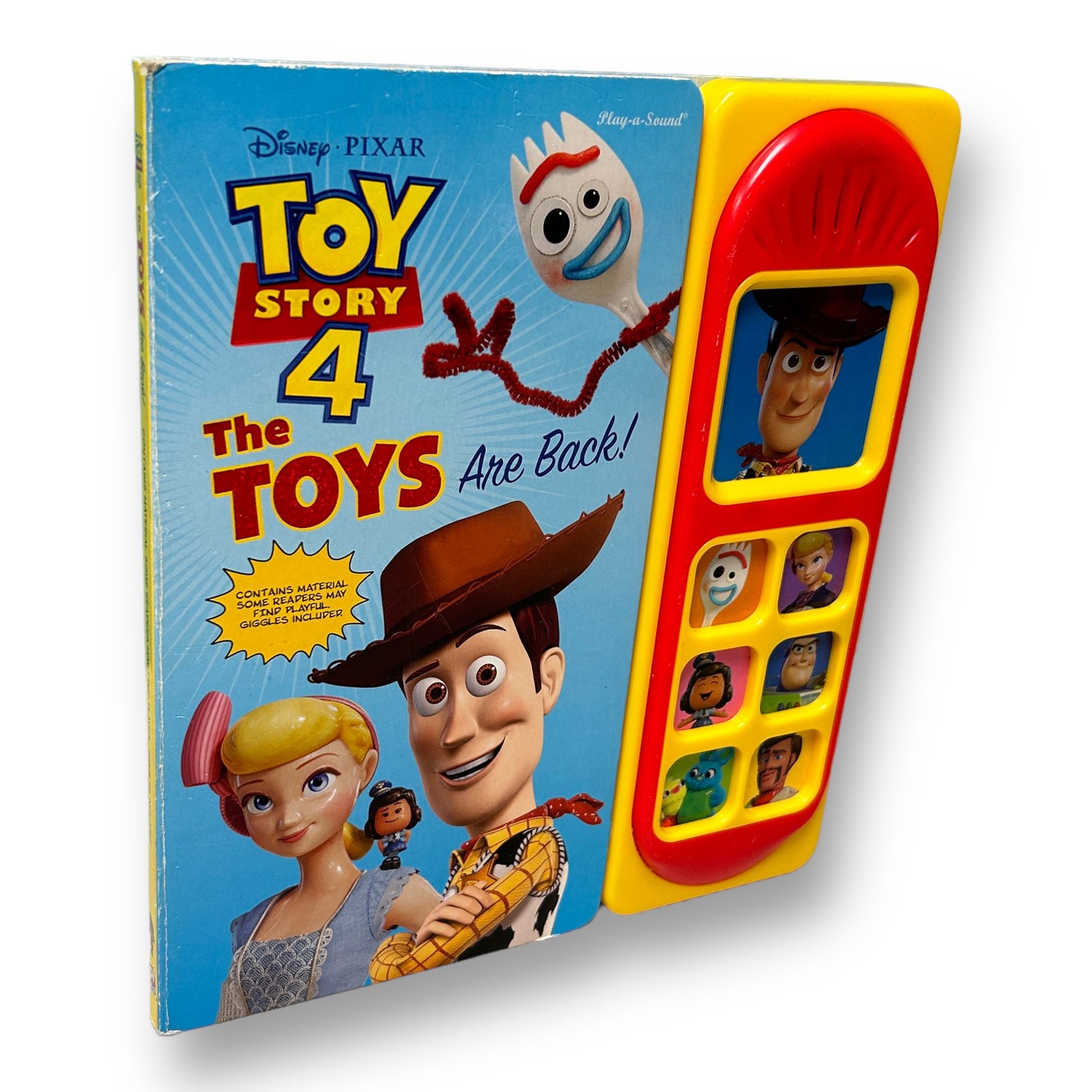 Toy Story 4 The Toys Are Back! Play-a-Sound Book