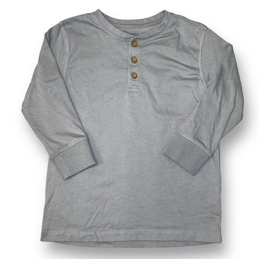 Boys Tucker Tate Size 7 Gray Long Sleeve Henley Shirt