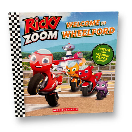 Ricky Zoom Paperback Book with Poster & Trading Cards