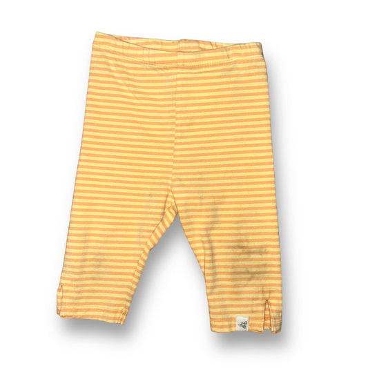 Girls Burt's Bees Size 18 Months Yellow & Orange Striped Leggings