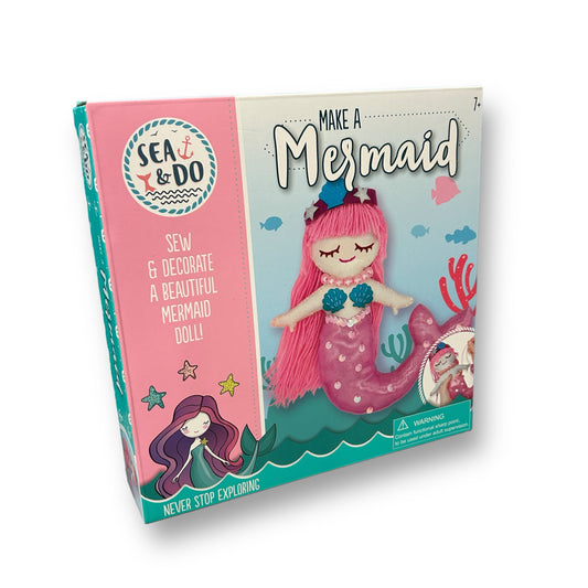 NEW! Sea & Do Make a Mermaid Learn-to-Stitch Craft Kit