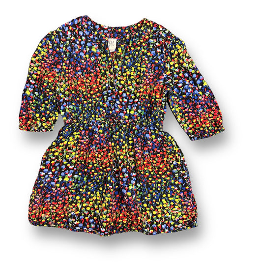 Girls Gap Size 4/5 Multi-Color Floral Print Lightweight Everyday Dress