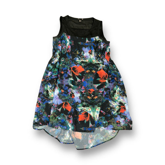 H&M Size S Black Floral Print Sleeveless Flowy Maternity Dress