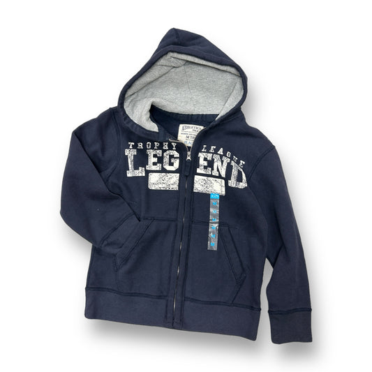 NEW! Boys Children's Place Size 7/8 Navy Heavyweight Hooded Hoodie