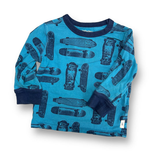 Boys Gap Size 12-18 Months Blue Skateboard Long Sleeve Play Shirt