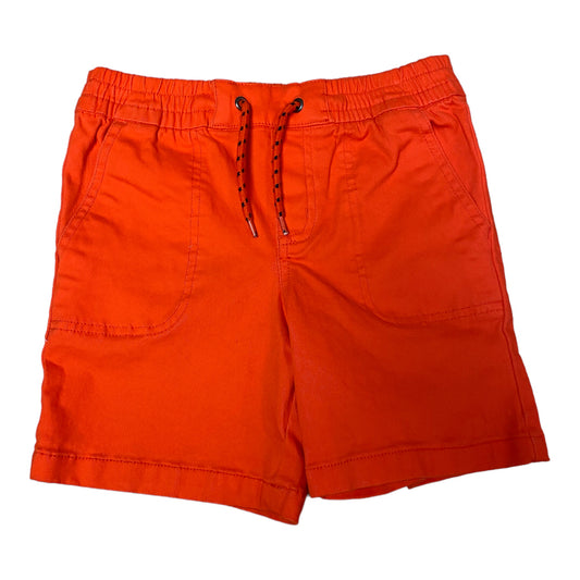 Big Boys Janie and Jack Size 6 Orange Everyday Comfy Pull-On Shorts