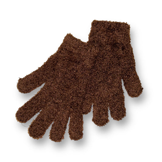 Soft Brown Winter Gloves, Size XL
