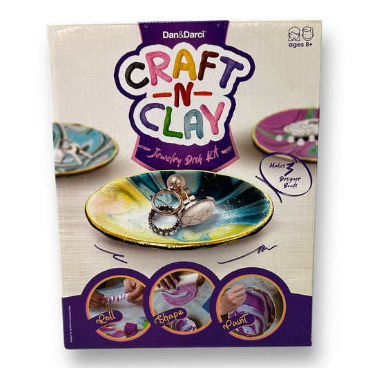 NEW! Craft & Clay Jewelry Dish Kit