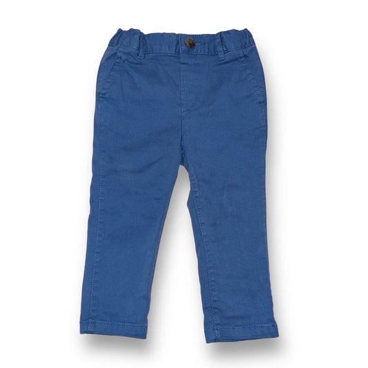 Boys Children's Place Size 18-24 Months Blue Adjustable Waist Soft Khaki Pants