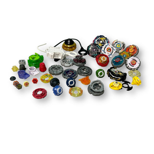 Assorted Beyblade Metal & Plastic Parts Lot- Create Your Own!