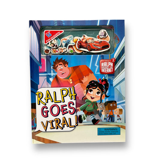 Disney Wreck It Ralph 16-Pc Magnet Activity Book