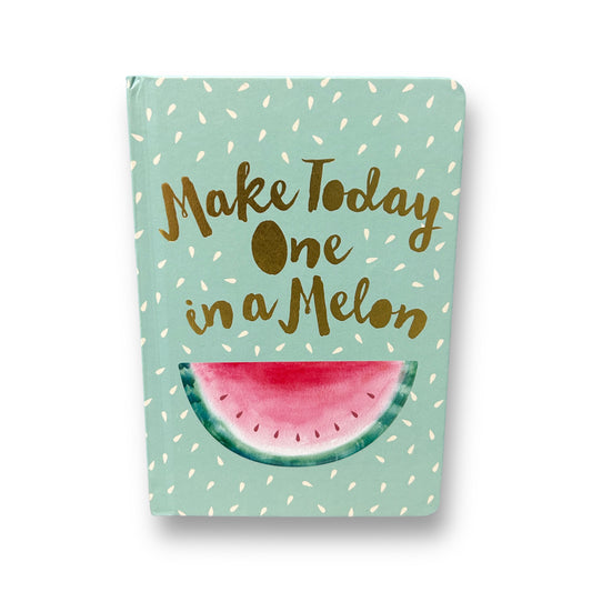 NEW! Greenroom Recycled "Make Today One in a Melon" Lined Journal