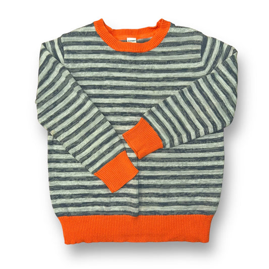 Boys Old Navy Size 5T Gray Striped Knit Sweater