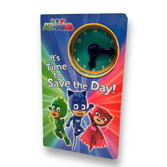 PJ Masks It's Time to Save the Day! Interactive Board Book