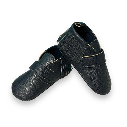 Baby Boy Size 0-3 Navy Soft Sole Shoes