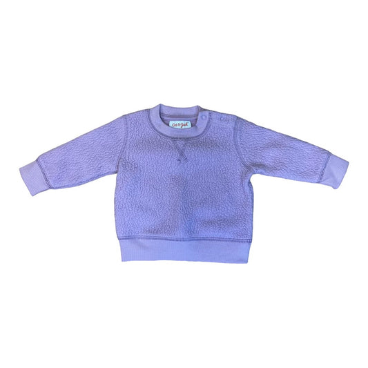 Girls Cat & Jack Size 0-3 Months Lilac Sherpa Sweatshirt