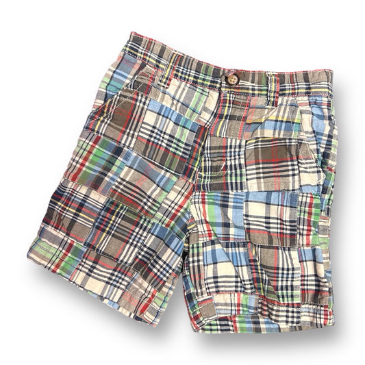 Boys Children's Place Size 18 Months Elastic Waist Plaid Shorts