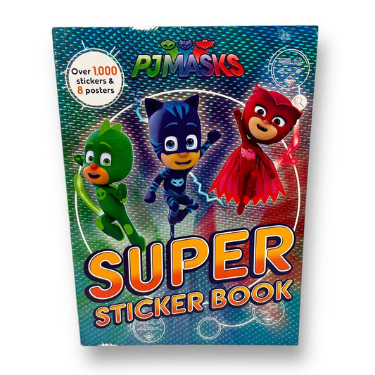 NEW! PJ Masks Super Sticker Activity Book
