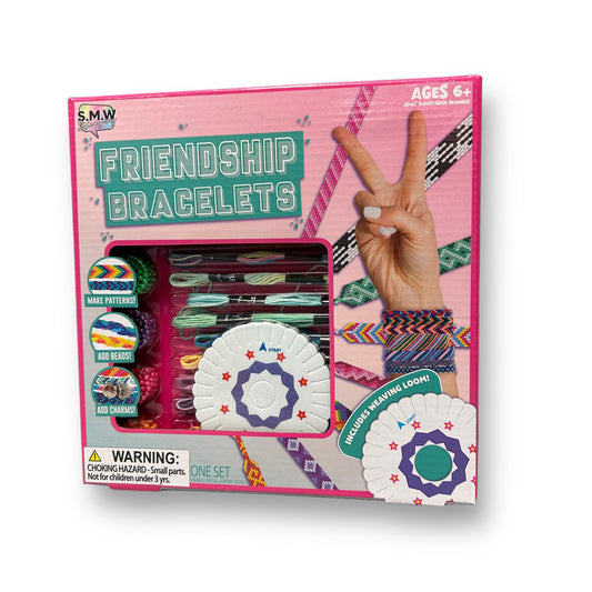 NEW! Friendship Bracelets Craft Kit with Weaving Loom