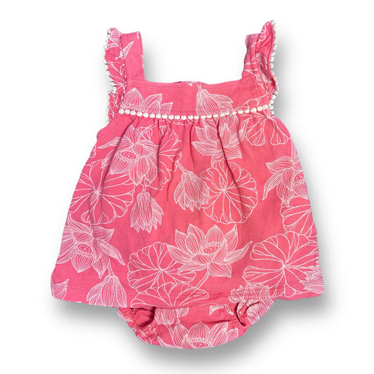 Girls Carter's Size 18 Months Pink Printed Sleeveless 2-Pc Outfit