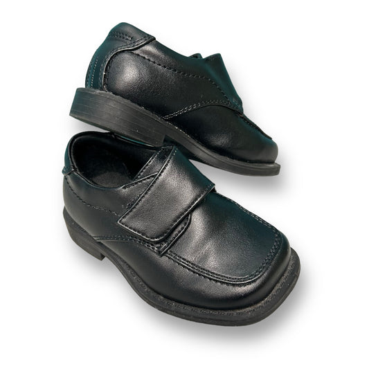 Smart Fit Toddler Boy Size 5.5W Easy-On Casual Comfort Black Dress Shoes