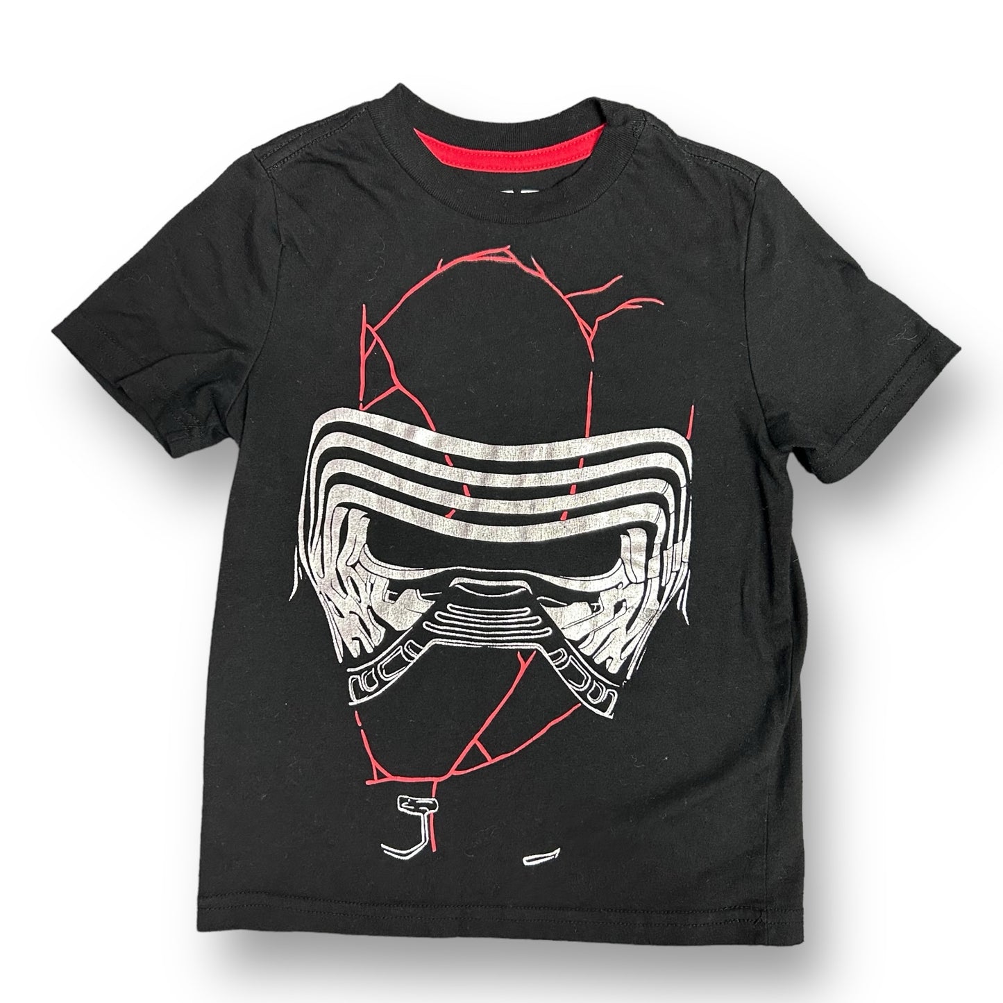 Boys Star Wars Size 4/5 XS Black Character Short Sleeve Shirt