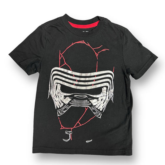 Boys Star Wars Size XS Black Character Short Sleeve Shirt