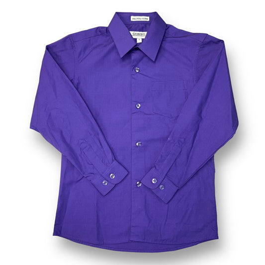 Boys Gioberti Size 7 Purple Button Down Dress Shirt