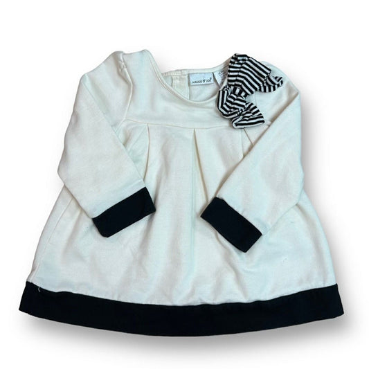 Piper & Posie Baby Girl Size 6-9 Months Long Sleeve Gray Dress