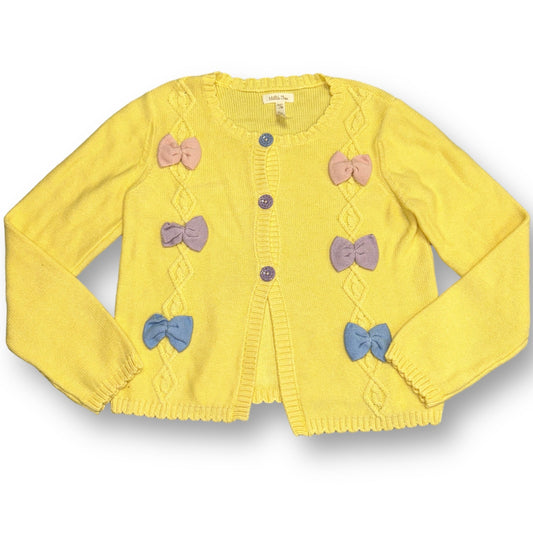 Girls Matilda Jane Size 12 Youth Yellow Knit Boutique Cardigan Sweater
