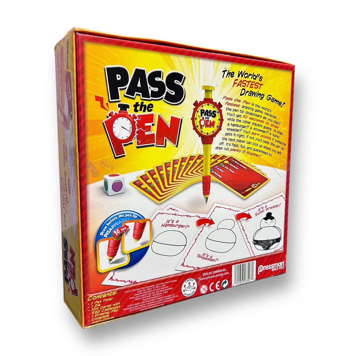 Pass the Pen Drawing Family Board Game