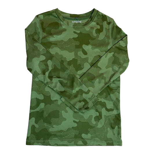 Boys Jumping Beans Size 6 Green Camouflage Athleticwear Shirt