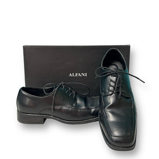 Alfani Mens Size 8 Black Formal Designer Dress Shoes