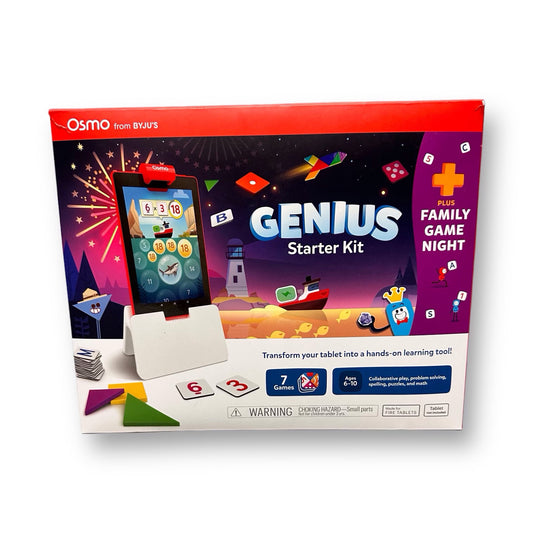 OSMO Genius Starter Kit Plus Family Game Night: For Amazon Fire Tablets