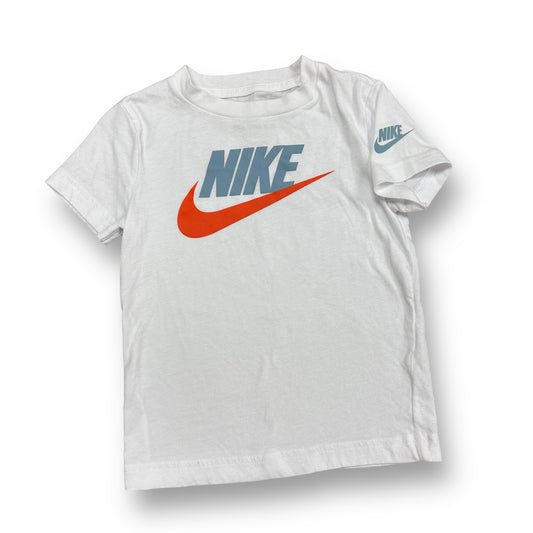 Boys Nike Size 4T White Swoosh Logo T-Shirt