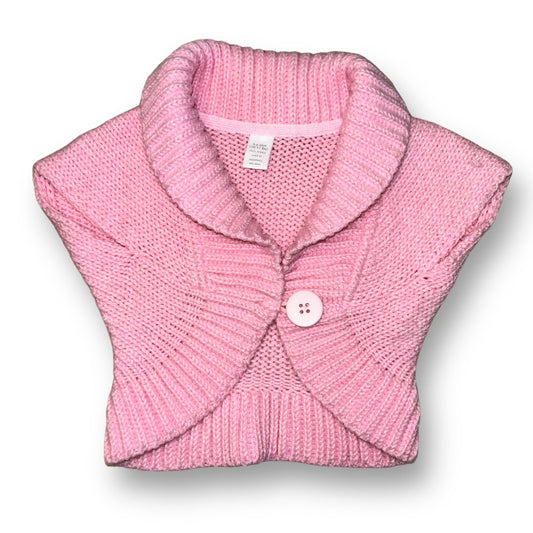 Girls First Impressions Size 3-6 Months Light Pink Knit Button Sweater