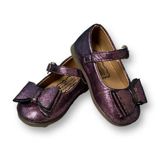 Pipperdoodles Toddler Girl Size 5 Purple Sparkle Shoes