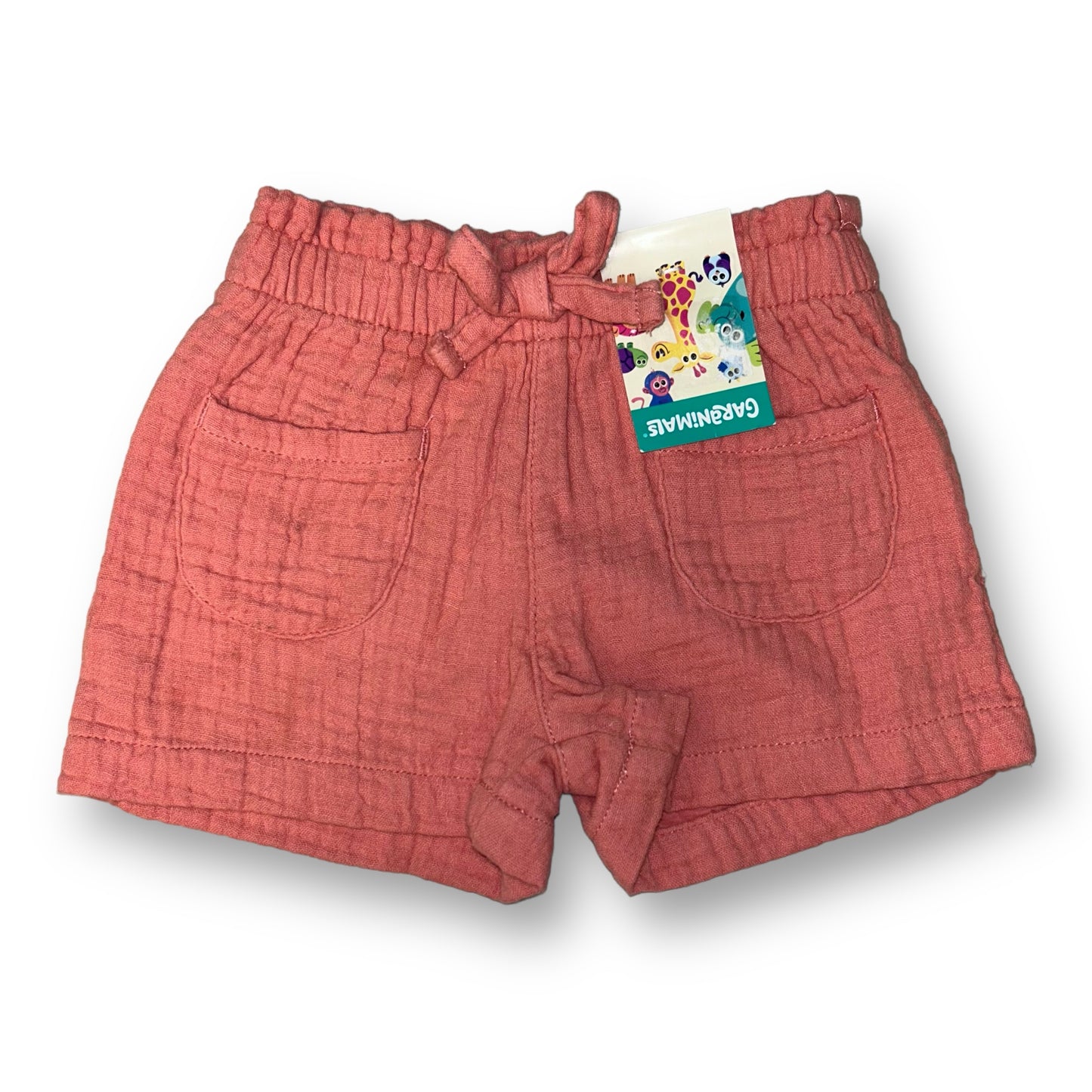 NEW! Girls Garanimals Size 0-3 Months Burnt Orange Pull-On Shorts