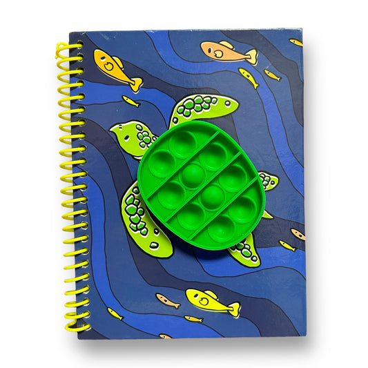 NEW! Pen + Gear Fidgit Bubble Popper Sea Turtle Journal