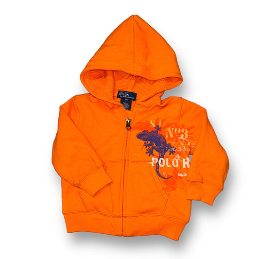 Boys Ralph Lauren Size 9 Months Orange Hooded Jacket