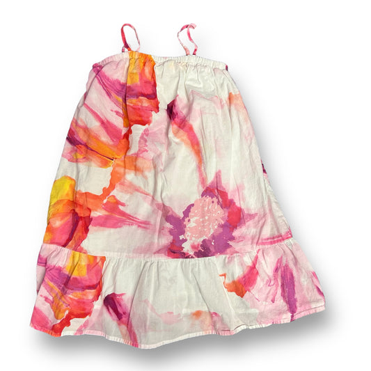 Girls Gap Size 3T Pink & White Spaghetti Strap Dress