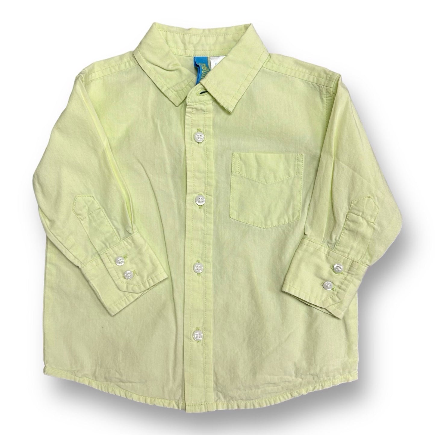 Gymboree Size 6-12 Months Boys Button Up Collared Dress Shirt with Pocket