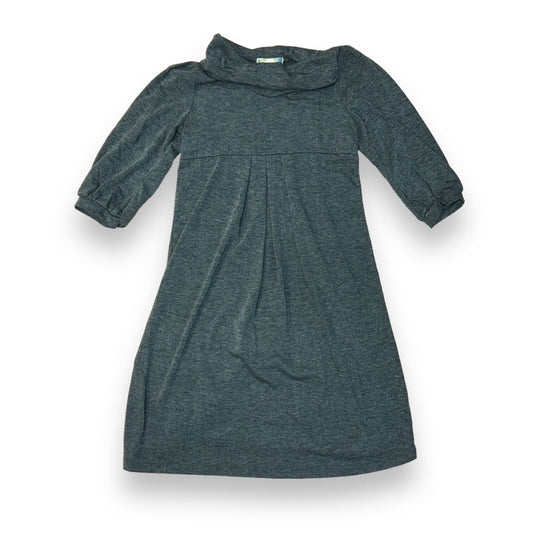 Girls Boutique Bluheaven Size 10/12 Gray Soft Knit Mock Turtleneck Dress