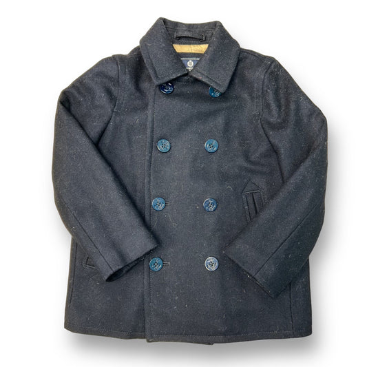 Boys Crewcuts Size 6/7 Dark Blue Wool Pea Coat