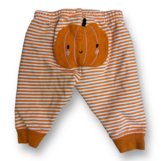 Boys Bundles Size 0-3 Months Orange Striped Pumpkin Pants