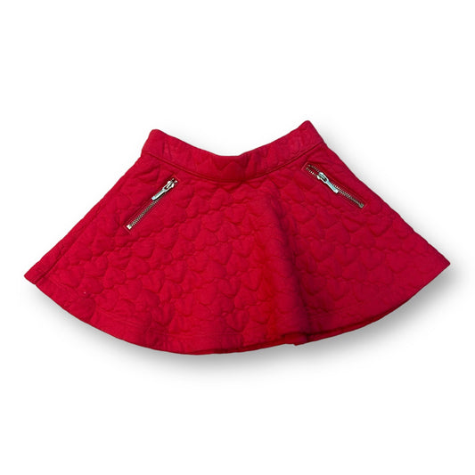Girls Janie and Jack Size 3-6 Months Red Quilted Flare Skirt
